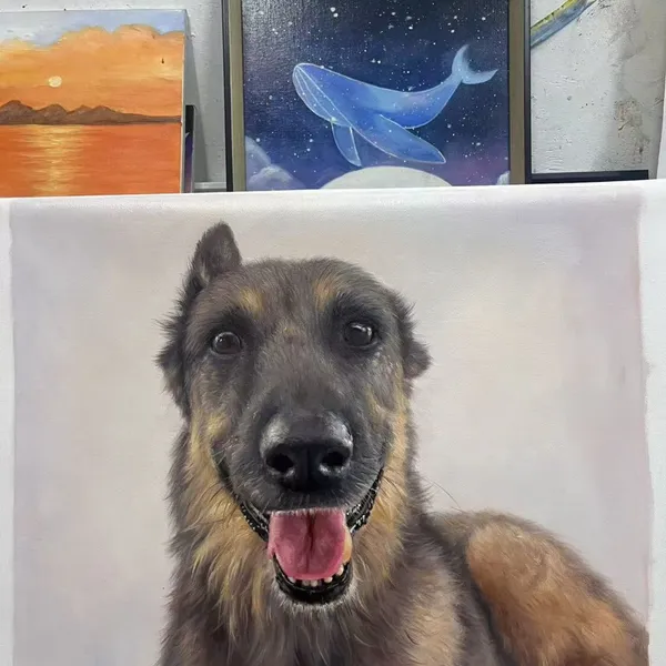 Customized Handmade Rich Oil Painting for Gift, Memory, Art Presentation and Gallery