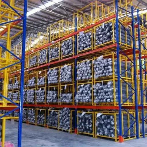Combined Stacking Rack, Metal Stillage for Workshop Material Stacking and Storage