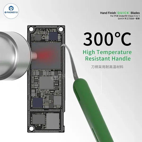2UUL DA22 CPU BGA Chip Separation Tool With 5 Interchangeable Blades photo-3