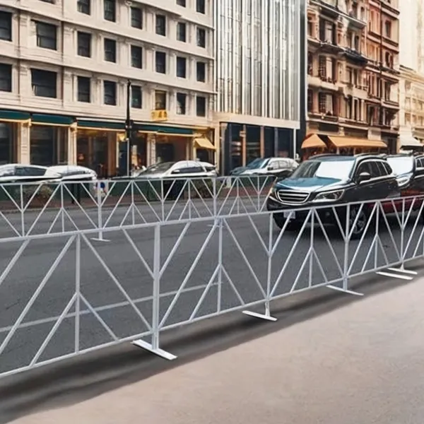 Heavy-duty Galvanized Steel Interlocking Crowd Control Barrier With Bridge-shaped Footings photo-2