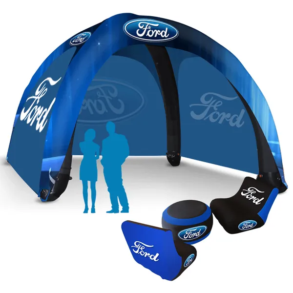 Custom Inflatable Canopy Tent AirDome 17ft x 17ft Fully Customizable Advertising Promotion Tent