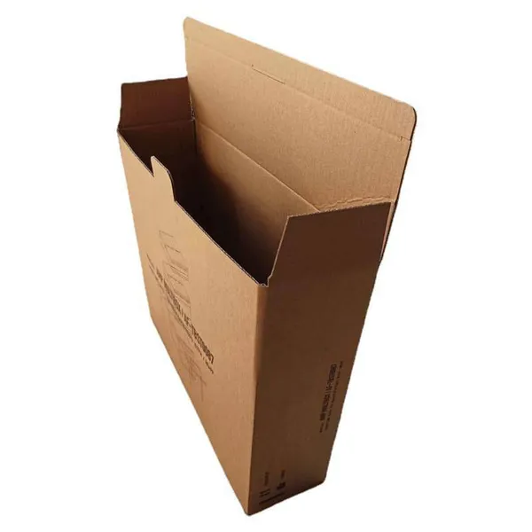 Customized 350g Single Copper Automatic Bottom-fastening Packaging, Custom-made Qishi Hardened Three-layer Corrugated Flying Boxes, Local Hot Stamping of Logo photo-3
