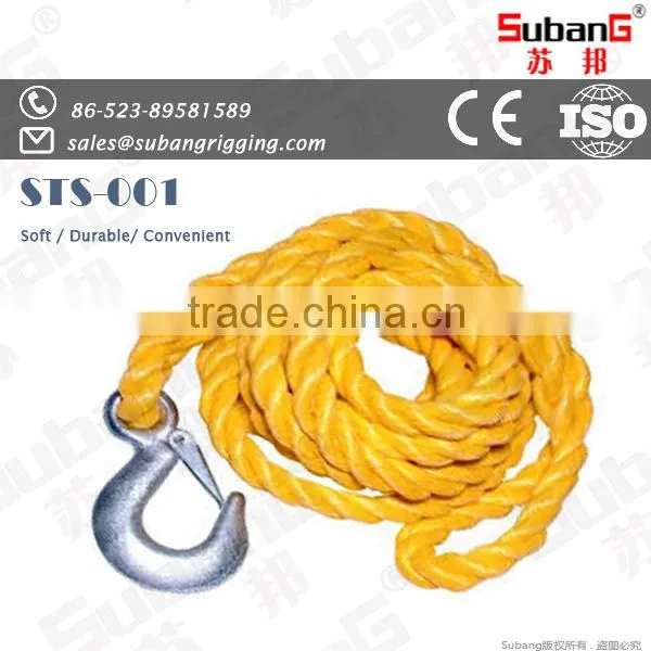 Taizhou Rigging Manufacturer Nylon Rope Lifting Rope 12 Strand Tow Rope photo-6