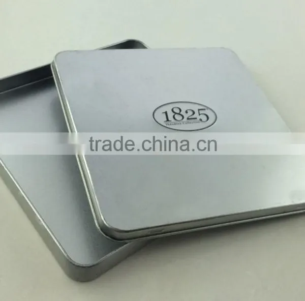 Square Shaped Metal Tin Box,tin Box for cd photo-3