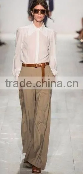 ss 17 100%modal Women Woven Two Way Spandex Stretch Corduroy Pants Fabric photo-6