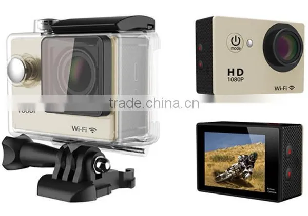 Super 4K High Quality Waterproof Action Camera With 2.0'' TFT Display and Wifi Sports Camera photo-2