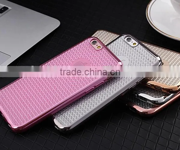 Luxury Clear Electroplating TPU Silicone Gel Soft Case For Apple IPhone 6S / IPhone 6S Plus photo-4