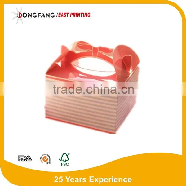 Disposable Paper Cupcake Packaging Box Instant Paper Cake Box photo-5