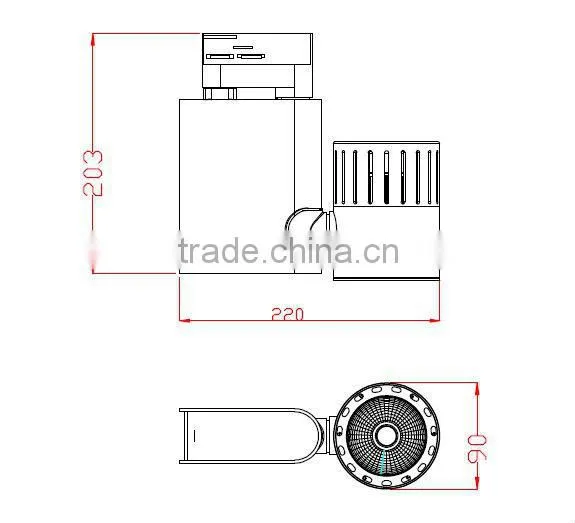 Hotel Lighting LED Spot Cob Light COB 45W photo-6