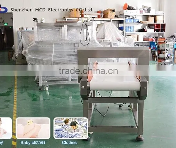 304 Stainless Digital Metal Detector for Food Industry With Conveyor Belt MCD-F500QD photo-3