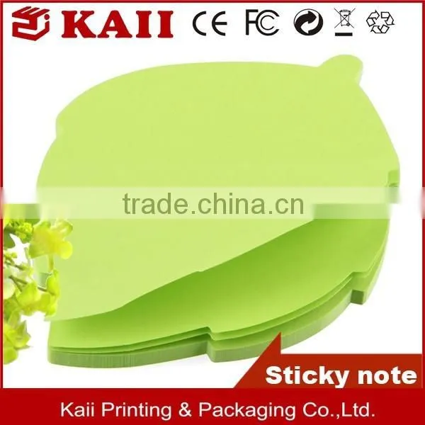 Specialized in Leaf Shaped Sticky Notes Manufacturer, Leaf Shaped Sticky Notes Exporting Factory
