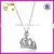 2016 New Style Fashion 925 Silver Crown Necklace photo-2
