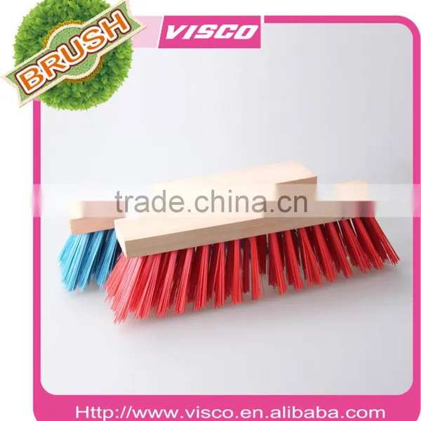 Manual Broom Sweeper,wooden Brush, VB9-01-300