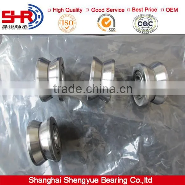 V groove link belt bearings LV204-58ZZ gate roller track