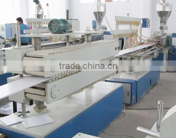 Chinaplas Zhangjiagang Made PVC Profile Extrusion Machine of Twin Screw photo-6