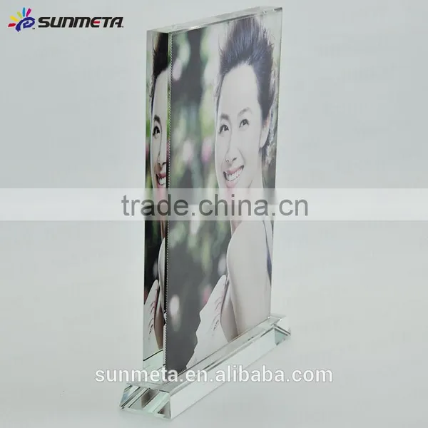 Sunmeta Sublimation Crystal Photo Frame Souvenir Gift 270*180*50mm BSJ02 photo-3