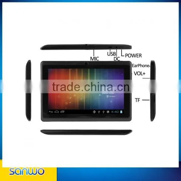 Hot Selling 7 Inch Android 4.4.2 Multi Touch Trade Assurance Action7021 With Wifi 7" Q88 Tablet pc