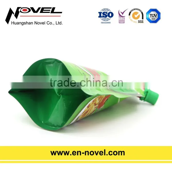 Customized Plastic Stand Up Pouch for Liquid Sauce Packaging photo-3