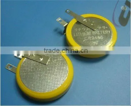 CR2450 Button Cell Battery With Solder Tabs photo-3