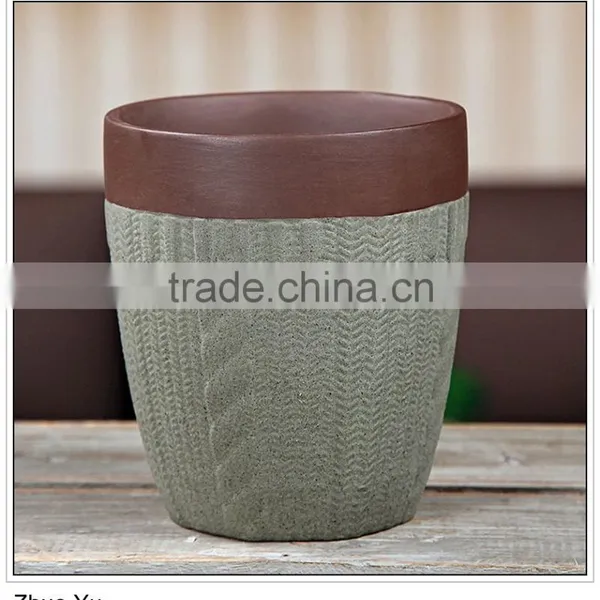 Plant Pot of Ceramic Pot Red Porcelain photo-5