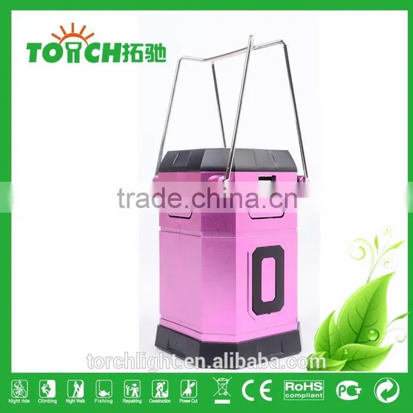 3*AA Battery LED Camping Light Solar Emergency Camp Lamp Fashion Telescopic Lantern Rechargeable Classic Camping Light photo-6
