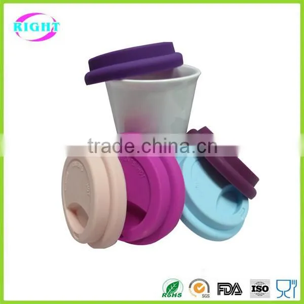 Silicone Rubber Coffee Cup Lid and Sleeve photo-2