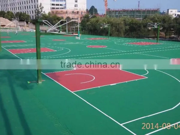 High Performance Basketball Court Surface Material, Basketball & Tennis Flooring
