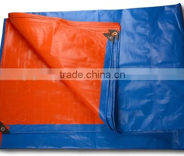Orange And Blue Waterproof pe Tarpaulin Tarp Vietnam photo-6