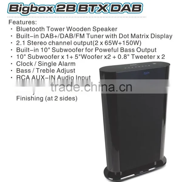 TV Standing Digital Pro Audio Speakers 2.1 Channel Hifi Wooden Docking Station Active Pro Speaker for Home Theater Speaker photo-2