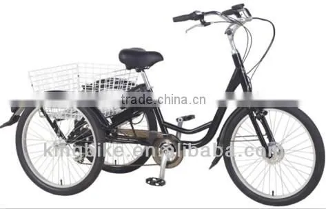 250W Three Wheel Electric Bike With KB-CR-45 / 24' Adults Electric Tricycles / Cargo Bike photo-4