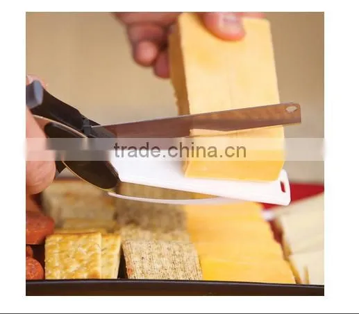 High Qualtiy Clever Cutter 2-in-1 Knife & Cutting Board Scissors photo-5