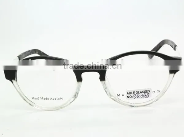 2015 New Design Double Color Mens Acetate Optical Spectacles Frame Eyeglasses photo-3