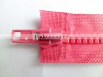 8# Plastic Resin Zipper Two Way Open End Double Slider Zipper Winter Coate Zipper Slider photo-3