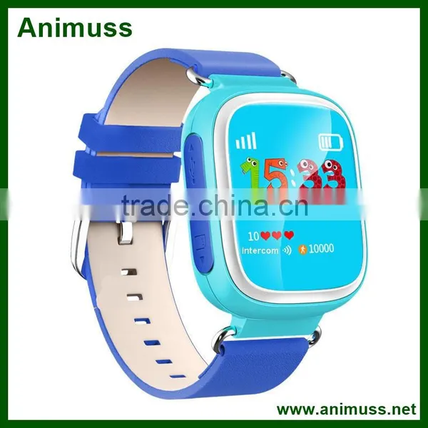 LCD WIFI Positioning Children Anti Lost Monitor Android Smart Watch Q80 Sos Call Kids GPS Tracker A3 With Sim Card Supplier's Choice