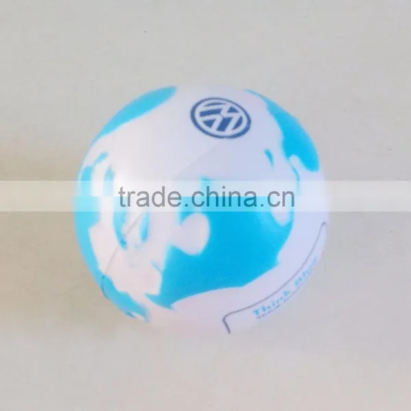 6.5cm Earth Shaped Stress Ball Globe Foam Ball photo-4