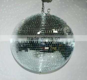 Attractive Party Stage Silver Disco Mirror Reflective Glass 12inch Plastic Ball photo-4