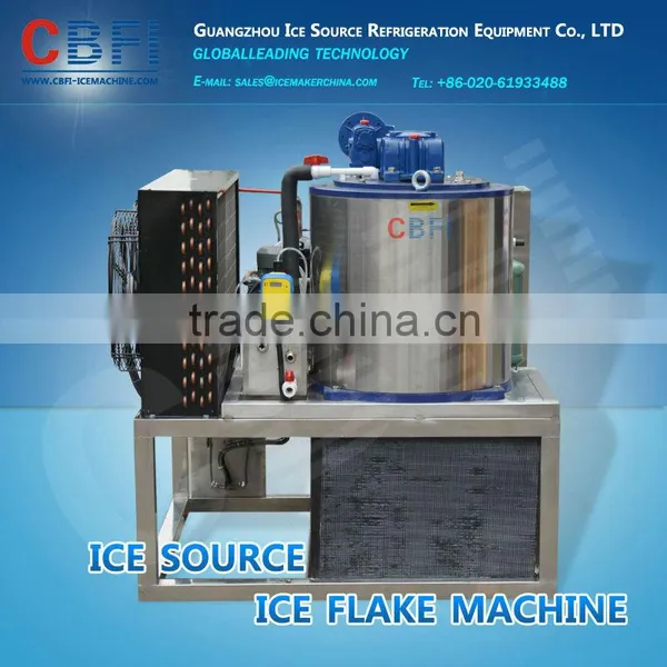 Automatical flake ice machine in fish processing machines