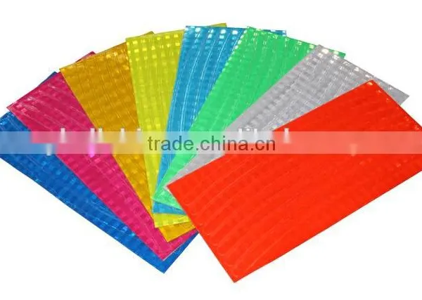 Blue Fluorescent Cycling Bicycle Bike Wheel Rim Decal Reflective Stickers