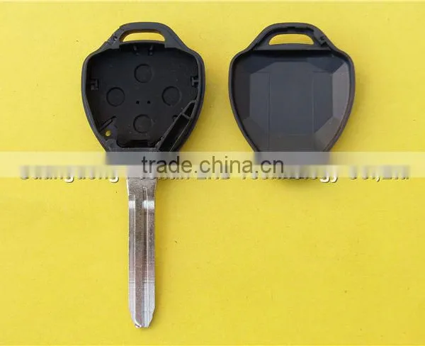 Uncut 2+1 Buttons Car Key Shell Replacement for Toyota no Logo photo-5