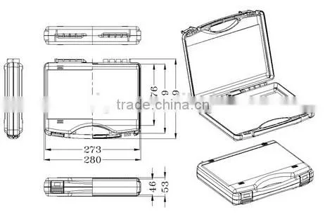 Customized Cool Resistant Plastic Box Type Small Plastic Sample Box _ MG1-3 photo-3