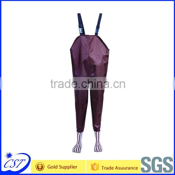 Handmade Kids PVC Wader 70D Nylon Fabric PVC Boots Wholesale