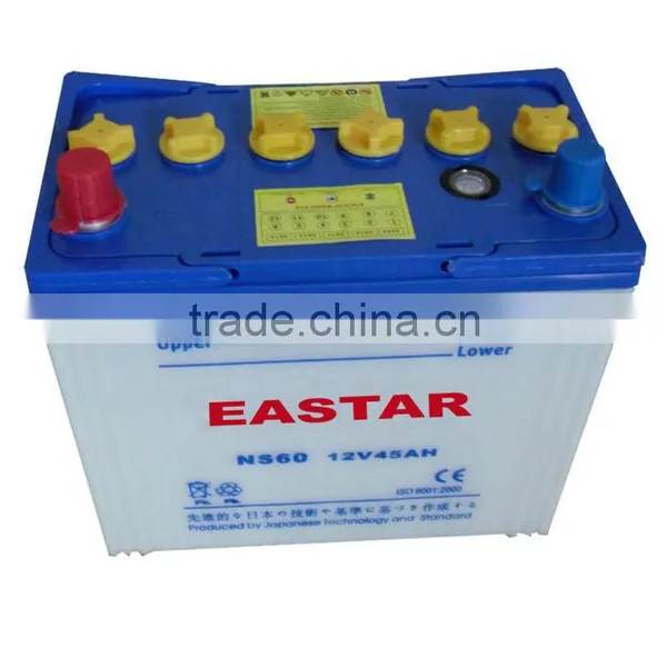 JIS Standard and DIN Standard Car Battery Ns60 12v 45ah photo-4