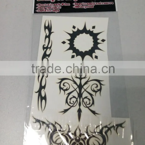 New Fashionable Factory Supply OEM Low Price Customized Temporary Tattoos Sticker