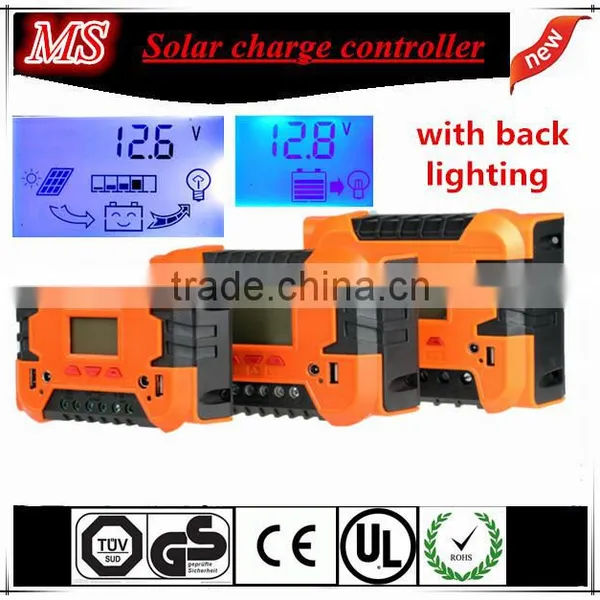 40A 12V 24V PWM USB Solar Charge Controller photo-4