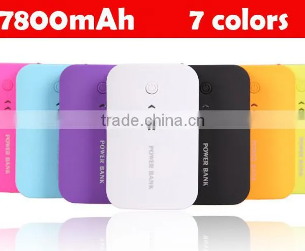 Power Bank 18650 5600mAh USB External Mobile Backup&protable Charger Powerbank Battery for IPhone Mobile Phone Universal Charger