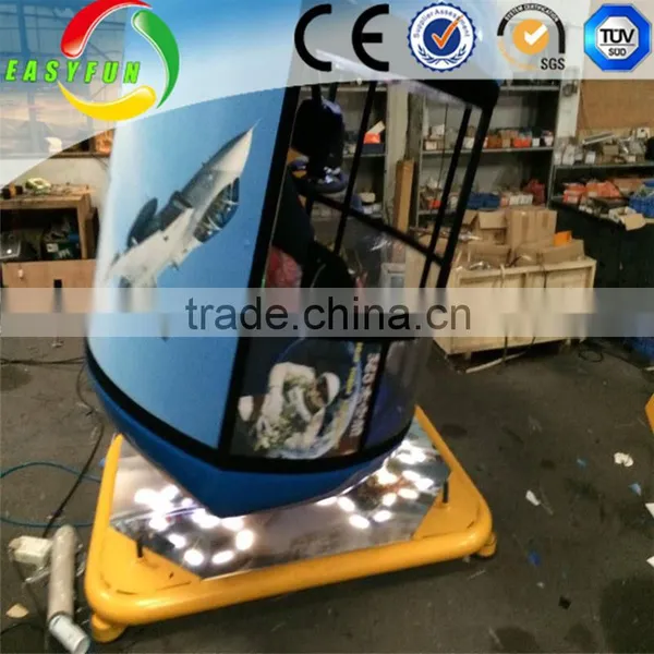 360 Degree Flight Simulator With Flying Game and Driving Car Simulator