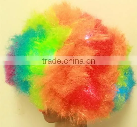 Sports Fan Wig Football Wig Customer Party Wigs photo-3