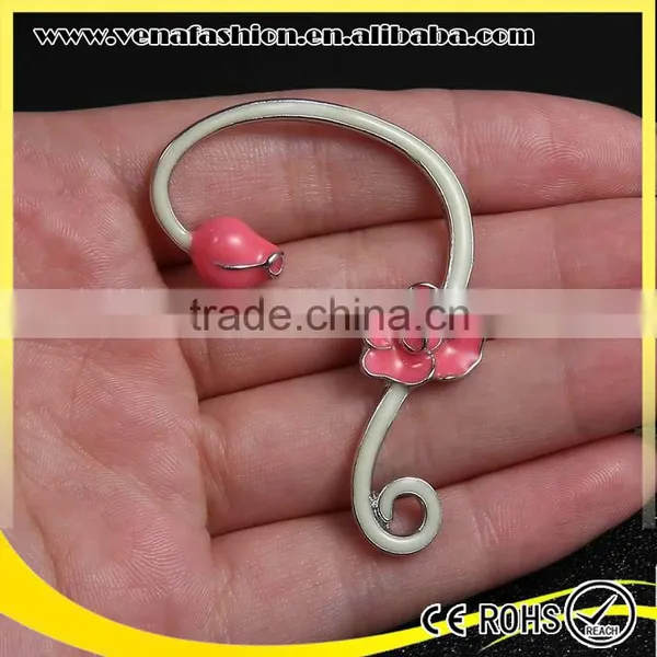 Glow in the Dark Shaped Stud Rose Flower Earring photo-4