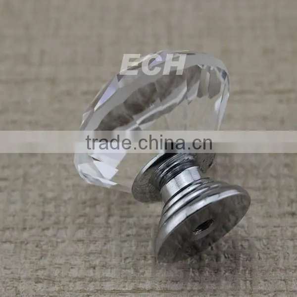 China Supplier ECH Zinc Crystal Cabinet Knob photo-2
