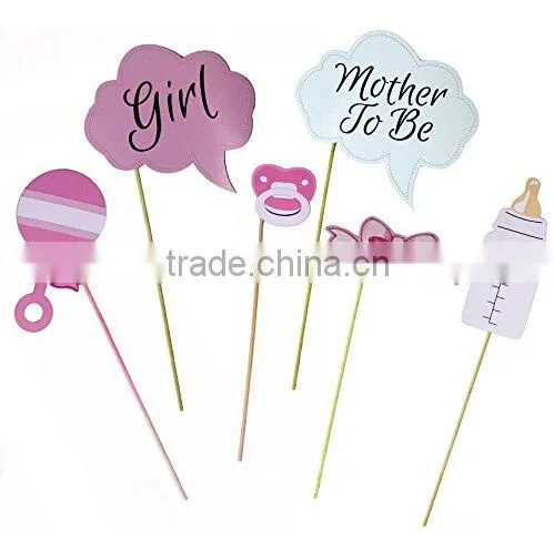 2016 Baby Shower Decorations Kit Includes Banner Sash Balloons Pom Poms More Set Photo Booth Props photo-2